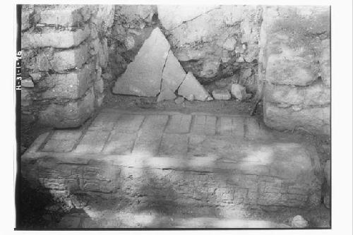 Stucture 44; upper step in west doorway