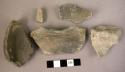 Pottery cup fragments