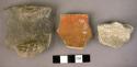 Pottery pitcher fragments