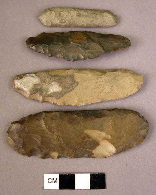 Blade, flint, cigar shaped