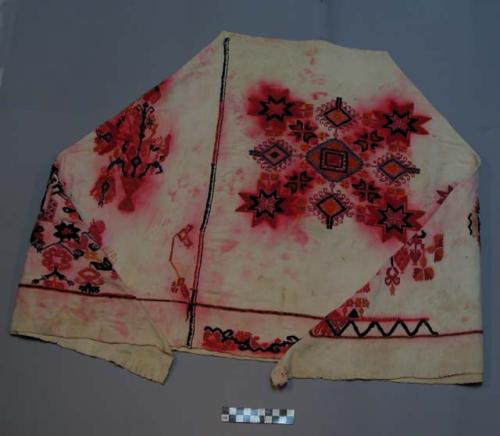 Compound cloth, Part of (Urquel with?) woman's garment "Chimisette"