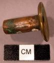 Copper and brass object, perforated