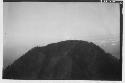 Volcan de Agua - crater,  aerial viewv