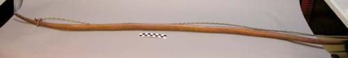 Bow, probably from the Plains. Wood w/ sinew stringing.