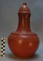Water bottle, red pottery