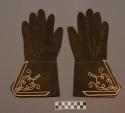 Pair mexican riding gloves