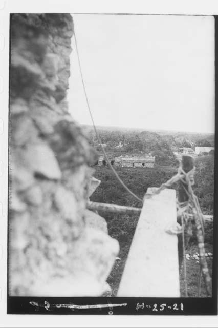 Caracol - S. side tower looking S.E.