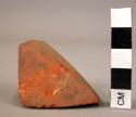 Irregular lump of red ochre