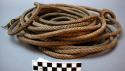 Plaited rawhide lasso