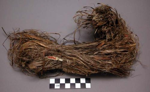 Dried grass bundle