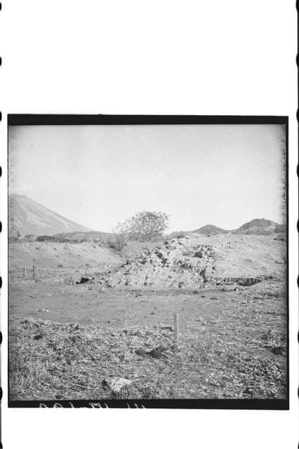 South trench at Mound 2 from between stakes E3 and S1