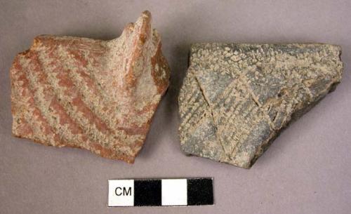 3 potsherds