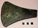 Large flat bronze axe