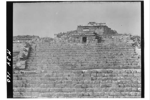 Monjas - Second storey stairs from N.