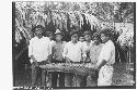 Workmen with Home made Marimba