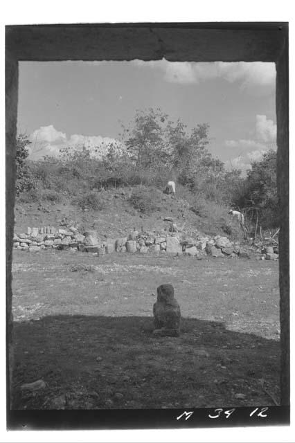 Monjas - E mound #ushing  - from E. wing doorway