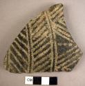 3 decorated pot sherds