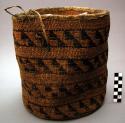 Basket with design--hide around edge