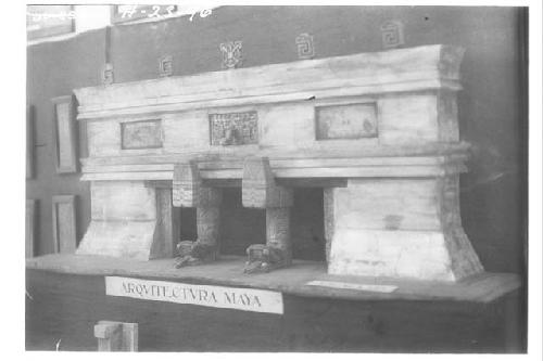 Model of Castillo Temple proper