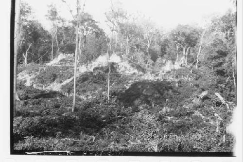 Temples E-I, E-II and E-III after excavation