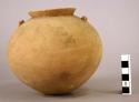 Pottery vessel- armadillo or biscuit ware