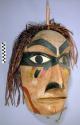 Carved and painted wooden mask, similar to 10/44122