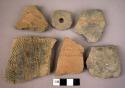 35 miscellaneous potsherds