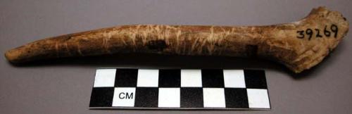 Piece of bone - deer tibia whistle?