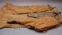 Man's buckskin shirt probably from the northern Plains. "White Man's pattern"