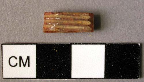 Rectangular amber spacer