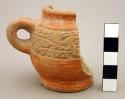 Miniature pottery vessel, broken