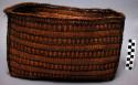 Cedar bark basket
