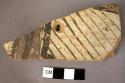 One polychrome body sherd