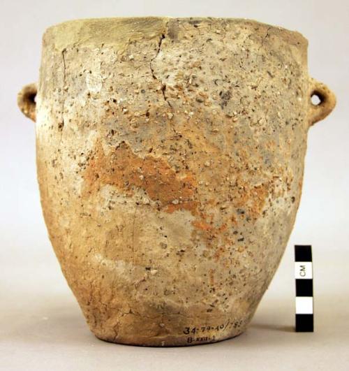 Pottery storage jar ("milk pot")