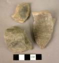 Fragments of pottery cups