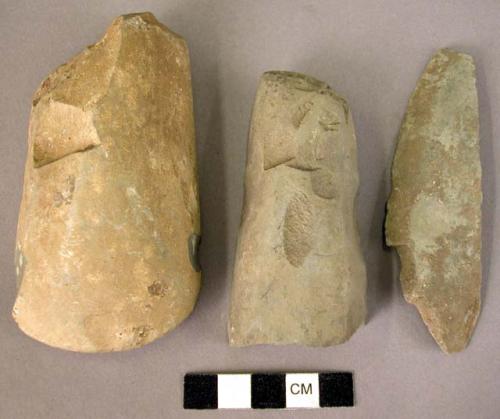 30 shoe last stone celts and fragments