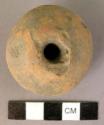 Pottery spindle whorl