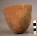 Beaker of corse red brown ware