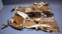 Cape of marmot and fawn skins