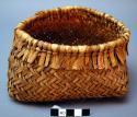 Basket of yucca fibre