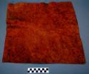 One pair of red dyed buckskin leggings--type worn during captivity period at for