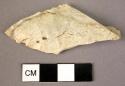 4 flint laurel leaf fragments