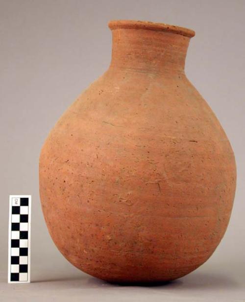 Jar, pottery, redware