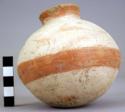 Pottery jar with constricted neck - Lost Color ware