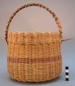 Basket made of twigs