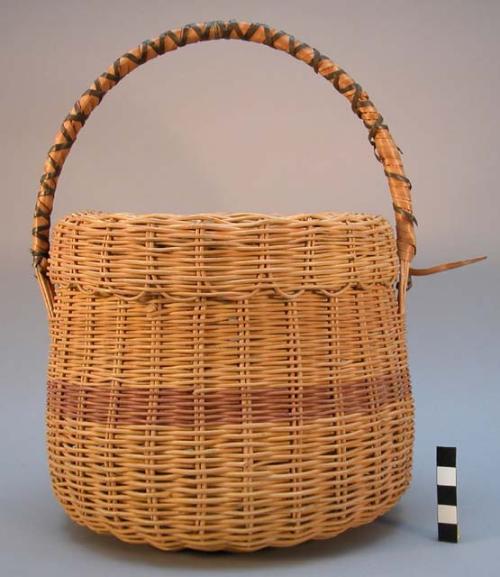 Basket made of twigs