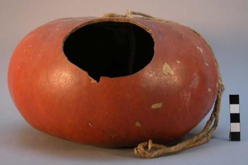 Medicine man's gourd hold-all