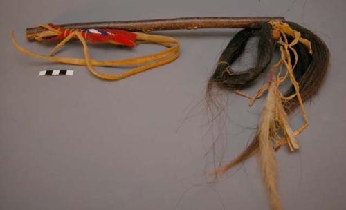 Crow medicine whip from horse stealing medicine.