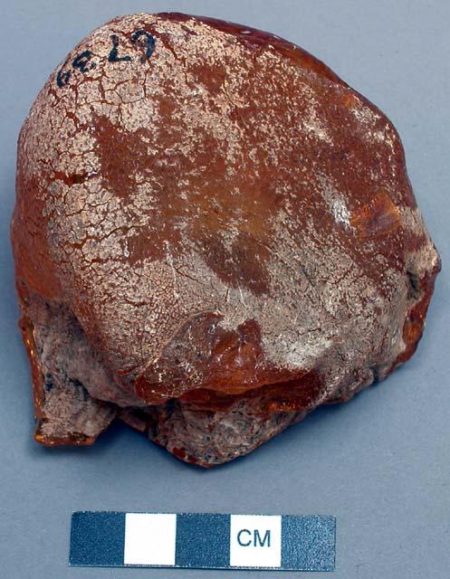 Piece of copal used in glasing pottery