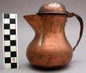 Miniature copper alloy pitcher